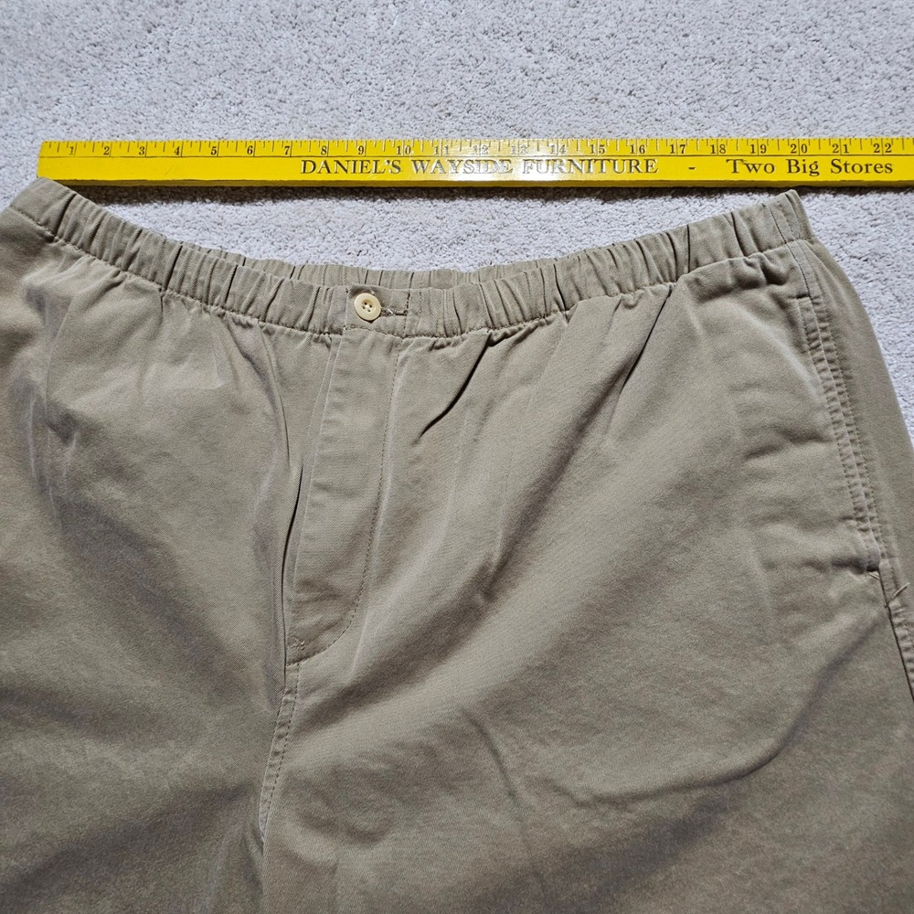 Two Pair‎ Nautica Men's Khaki Shorts Zip Elastic Waist Casual Comfort Summer XXL - Picture 8 of 14